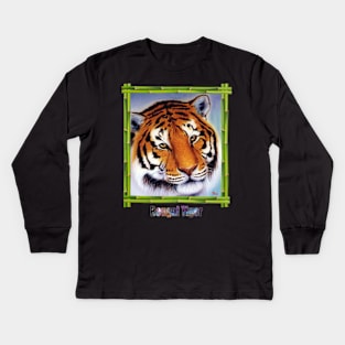 Bengal Tiger Kids Long Sleeve T-Shirt